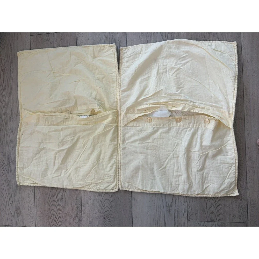 Set Of 2 Liz Claiborne Bon Aire Standard Pillow Sham Floral 26.5
